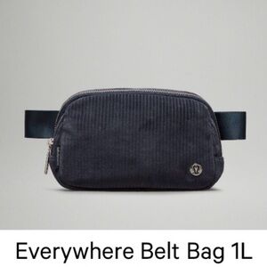 Lululemon Everywhere Belt Bag - Blue Corduroy NWT
